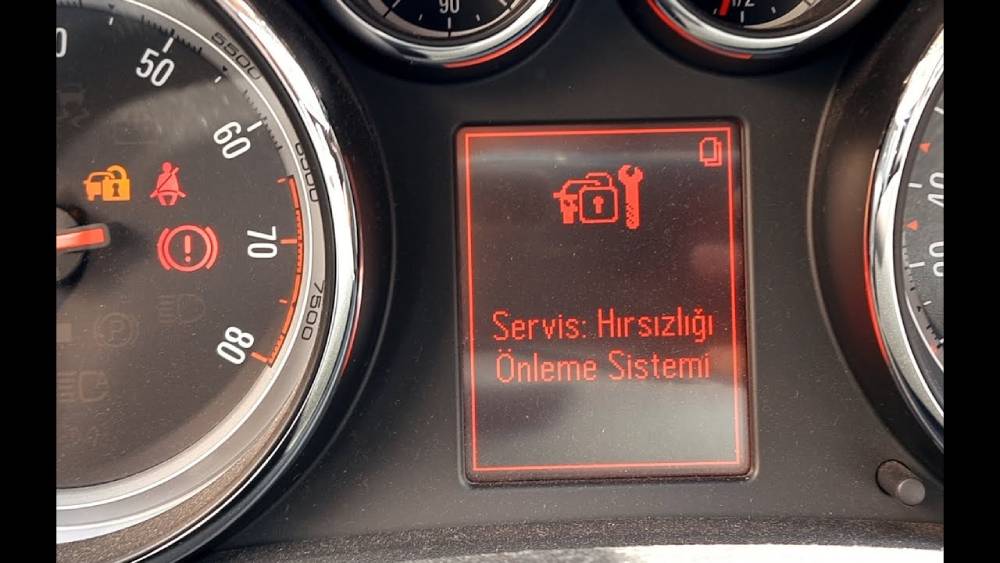 Opel Astra Hırsızlığı Önleme Sistemi Hatası