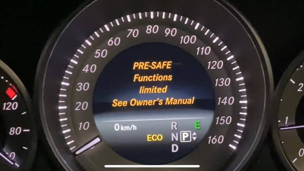 Mercedes A180 CDI ESP ve Pre-Safe Uyarısı